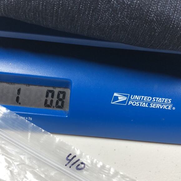 Angel cropped dark blue jeans with belt size 3 - Picture 9 of 9